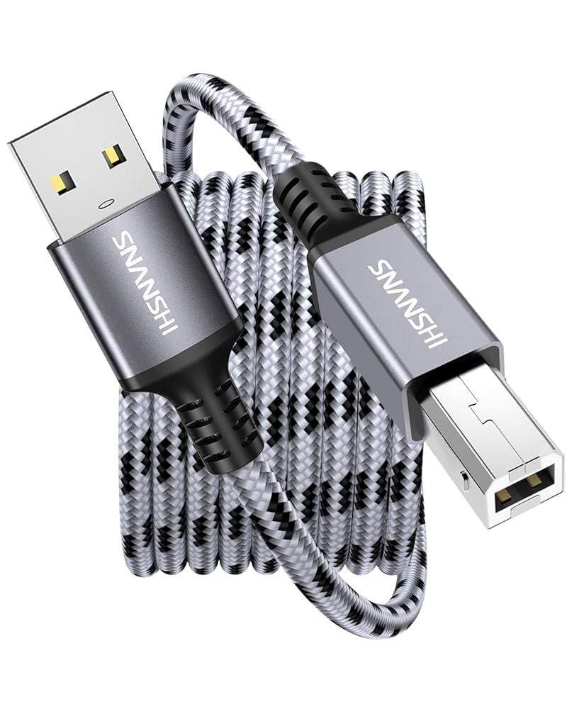 BTS,THE BEST  USB【B】 Amazon.com: Printer USB Cable 20 Feet USB 2.0 Type A Male to